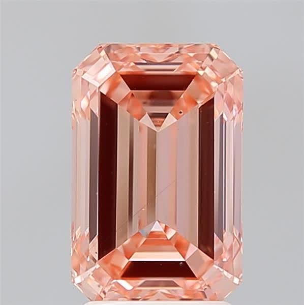 3.00 Ct. Fancy Vivid Pink Emerald Lab Grown Diamond