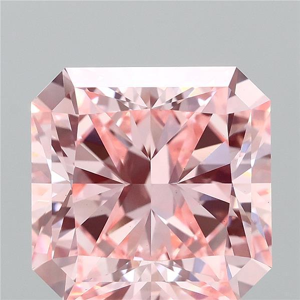 3.03 Ct. Fancy Vivid Pink Radiant Lab Grown Diamond