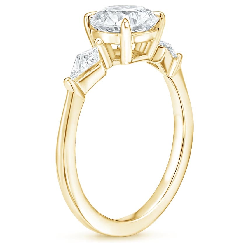 18K Yellow Gold Luxe Cometa Diamond Ring (1/3 ct. tw.), large side view