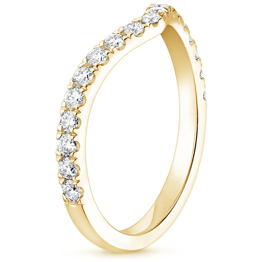 18K Yellow Gold Luxe Flair Diamond Ring (1/3 ct. tw.), large side view