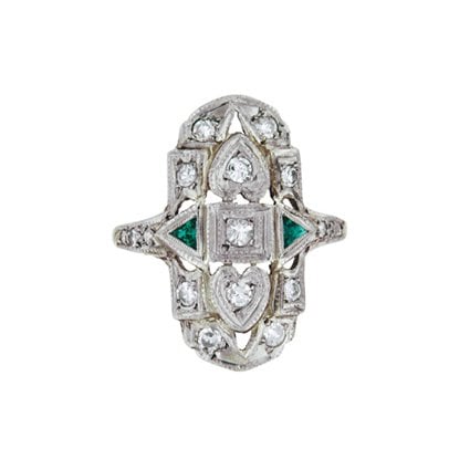Art Deco Diamond Vintage Ring
