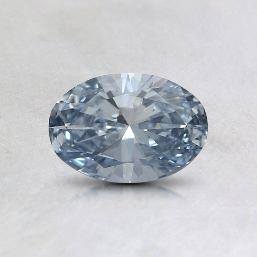 0.42 Ct. Fancy Light Blue Oval Lab Grown Diamond