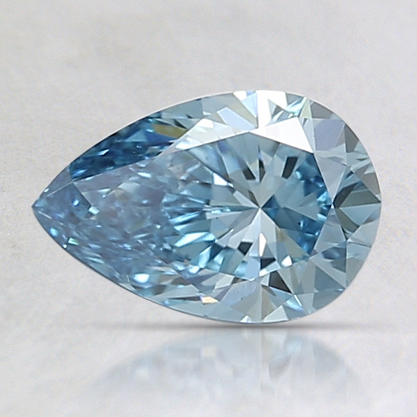 1.02 Ct. Fancy Vivid Blue Pear Lab Grown Diamond