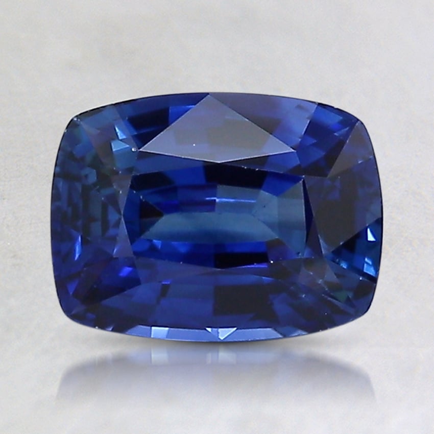 7.8x5.8mm Blue Cushion Sapphire