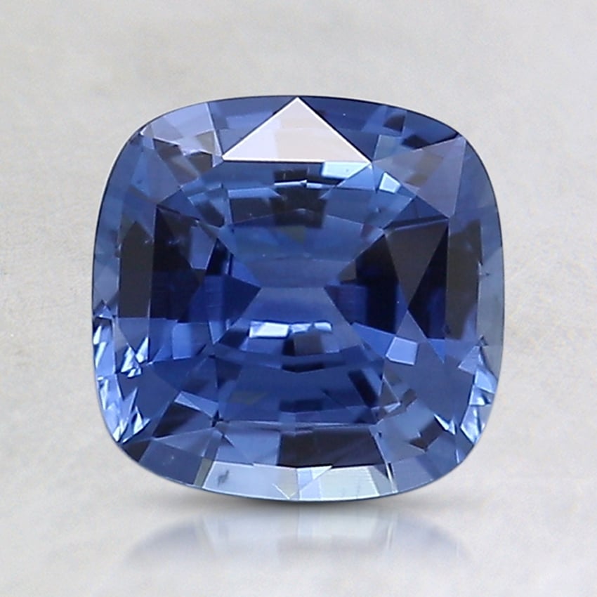 7x6.9mm Blue Cushion Sapphire