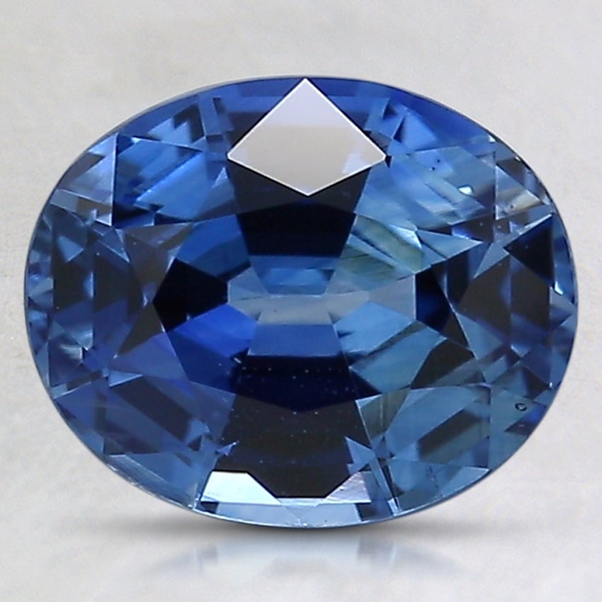 9.3x7.6mm Blue Oval Sapphire
