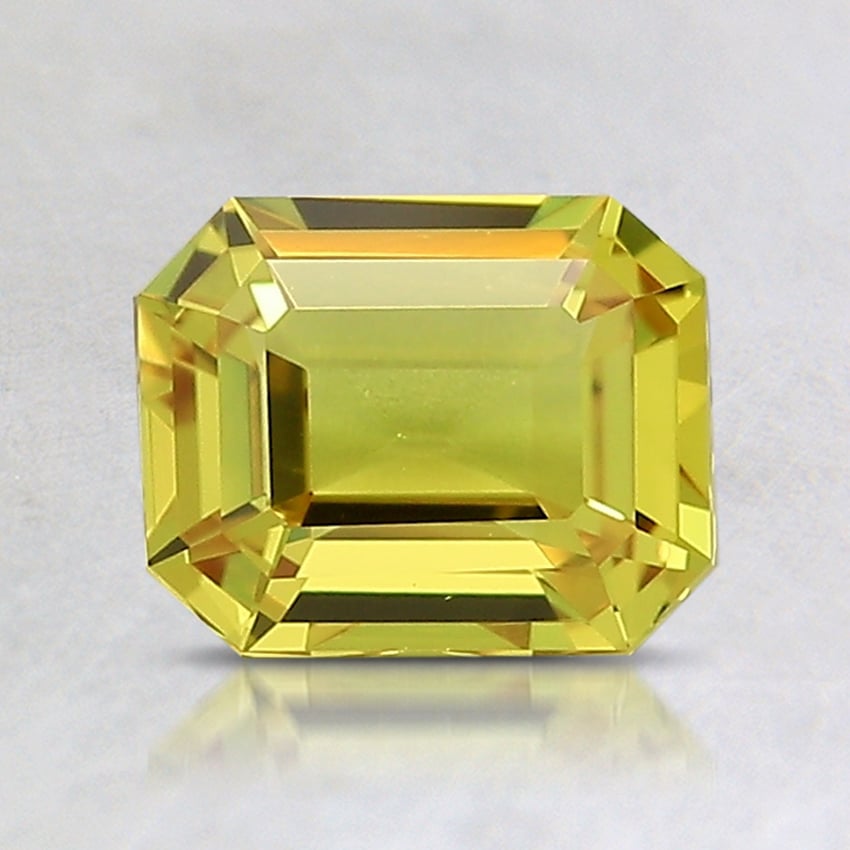 7x5.6mm Yellow Emerald Sapphire