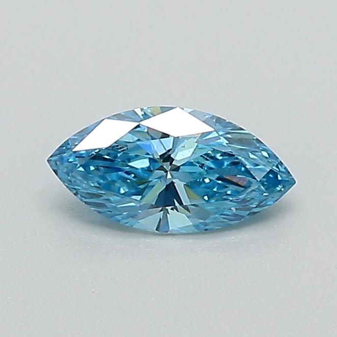 0.31 Ct. Fancy Vivid Blue Marquise Lab Grown Diamond