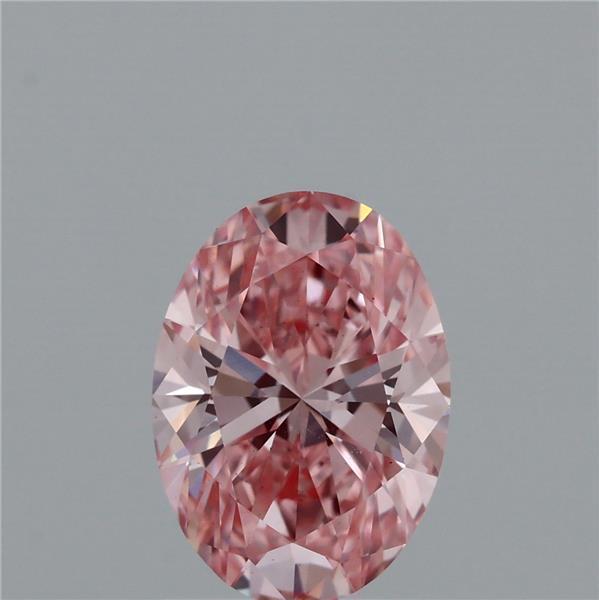 1.51 Ct. Fancy Vivid Pink Oval Lab Grown Diamond