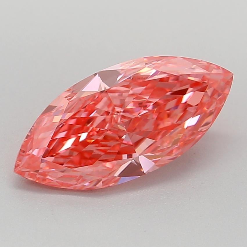 1.13 Ct. Fancy Vivid  Pink Marquise Lab Grown Diamond