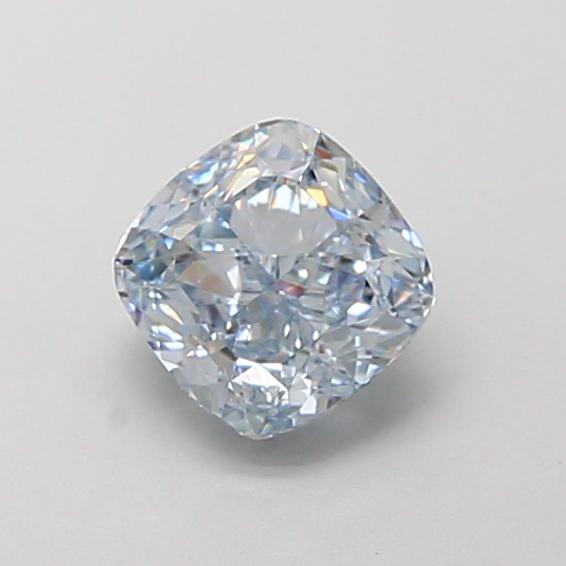 1.08 Ct. Fancy Intense Blue Cushion Lab Grown Diamond