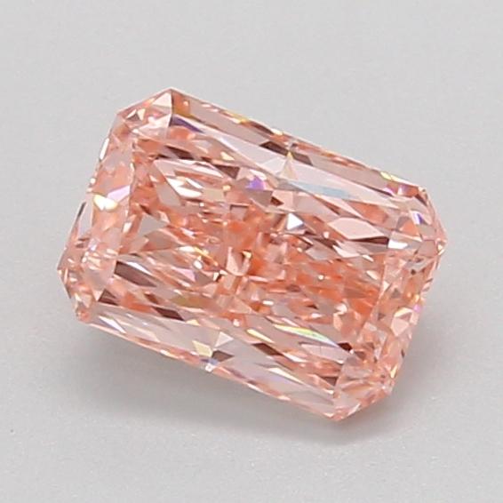 1.01 Ct. Fancy Vivid Pink Radiant Lab Grown Diamond