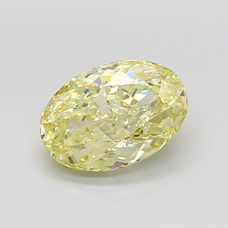 2.09 Ct. Fancy None Yellow Oval Lab Grown Diamond