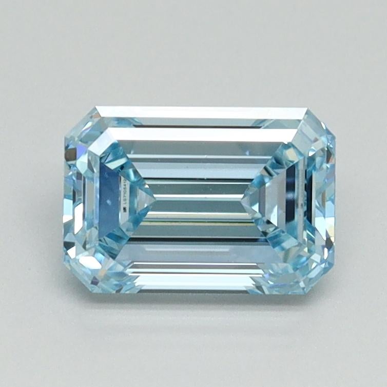 1.14 Ct. Fancy Intense Blue Emerald Lab Grown Diamond