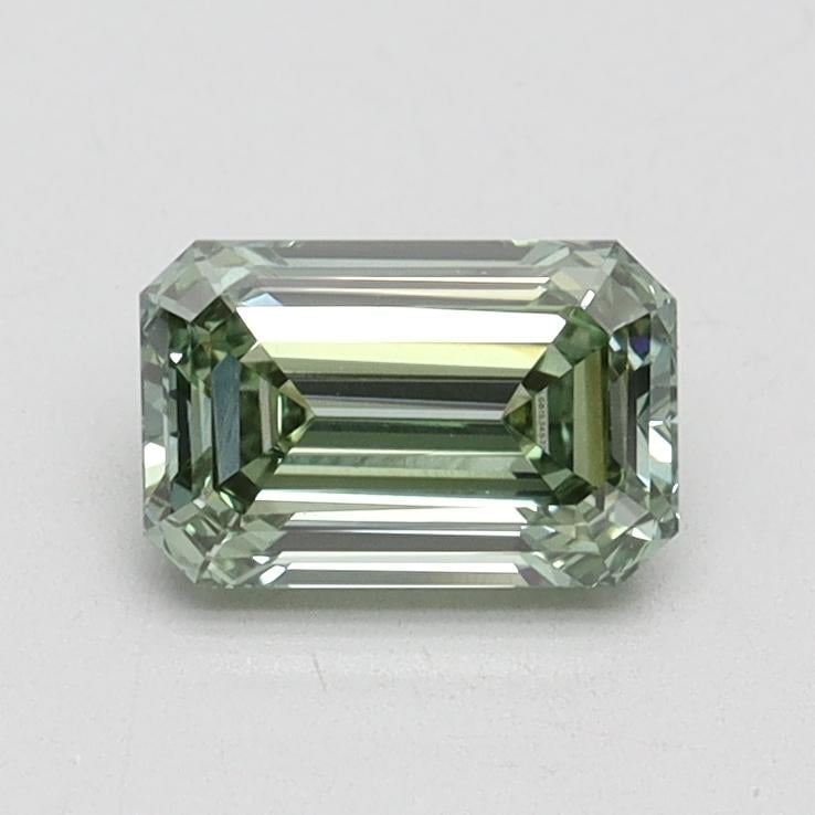 0.80 Ct. Fancy Intense Green Emerald Lab Grown Diamond