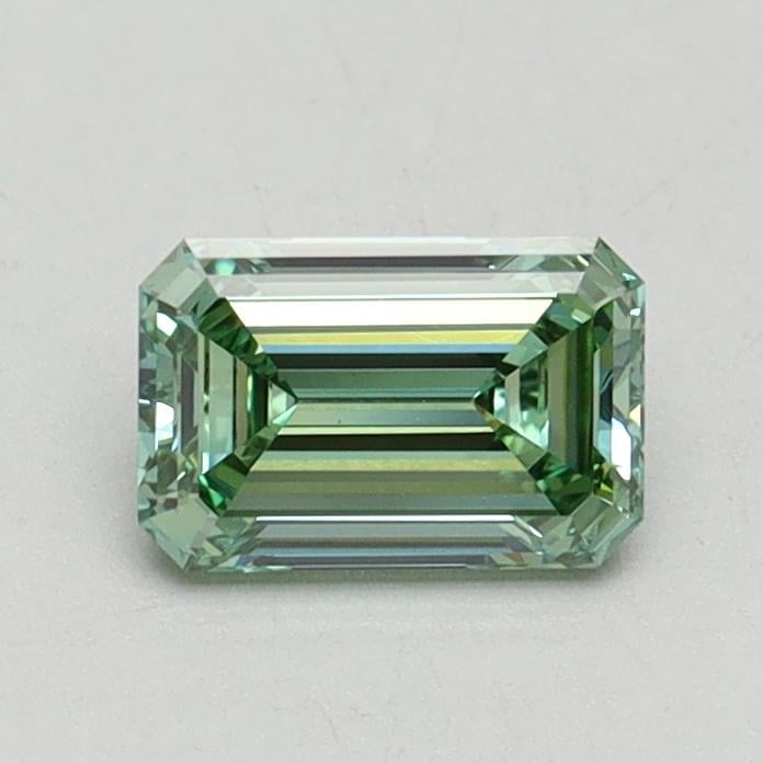 0.65 Ct. Fancy Intense Green Emerald Lab Grown Diamond