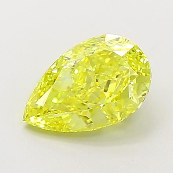 1.17 Ct. Fancy Intense Yellow Pear Lab Grown Diamond