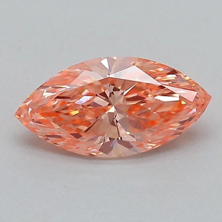 0.32 Ct. Fancy Vivid  Pink Marquise Lab Grown Diamond