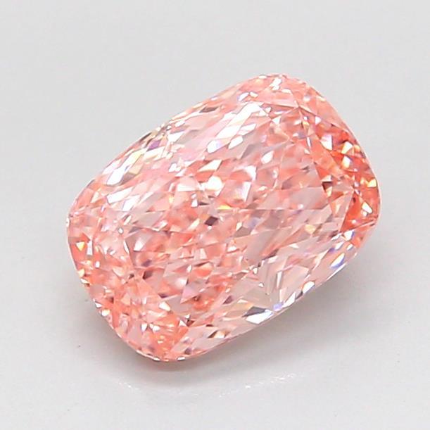 1.15 Ct. Fancy Vivid Pink Cushion Lab Grown Diamond