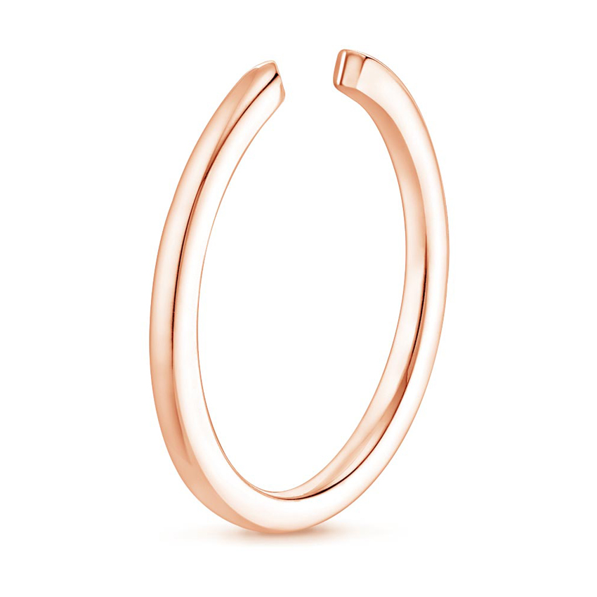 14K Rose Gold Fiorella Diamond Ring with Liv Wedding Ring | Brilliant Earth
