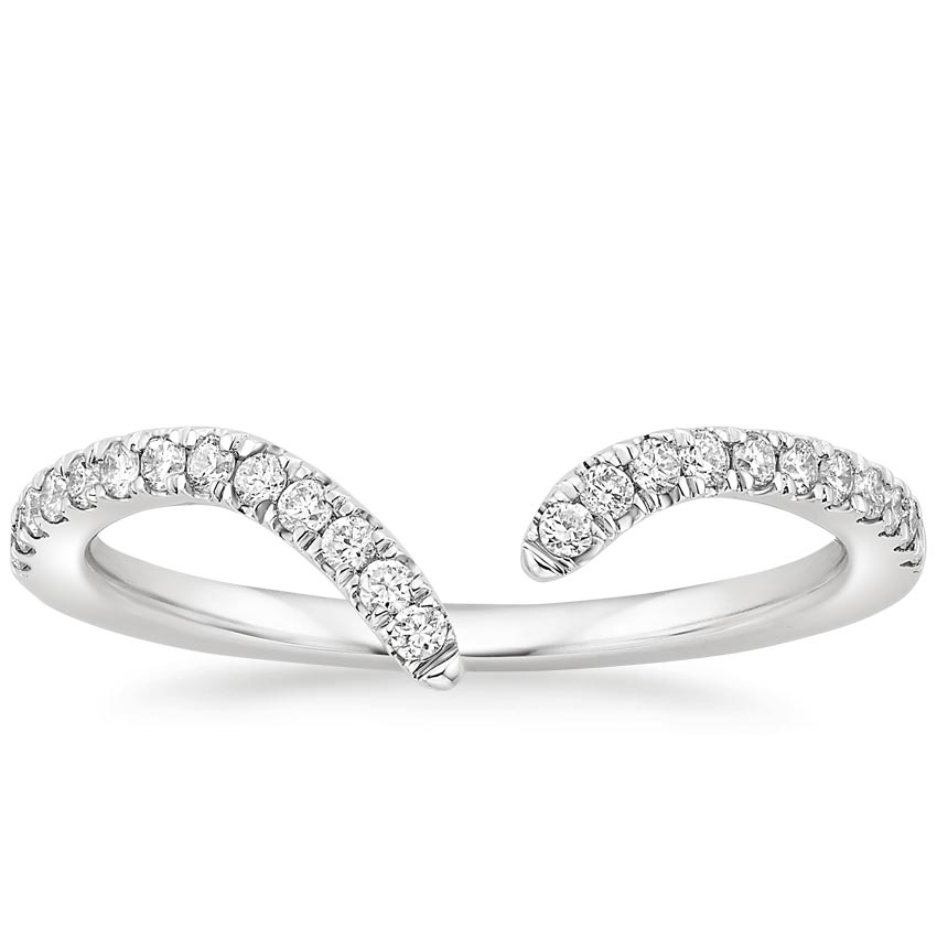 Rhône Diamond Open Ring in Platinum