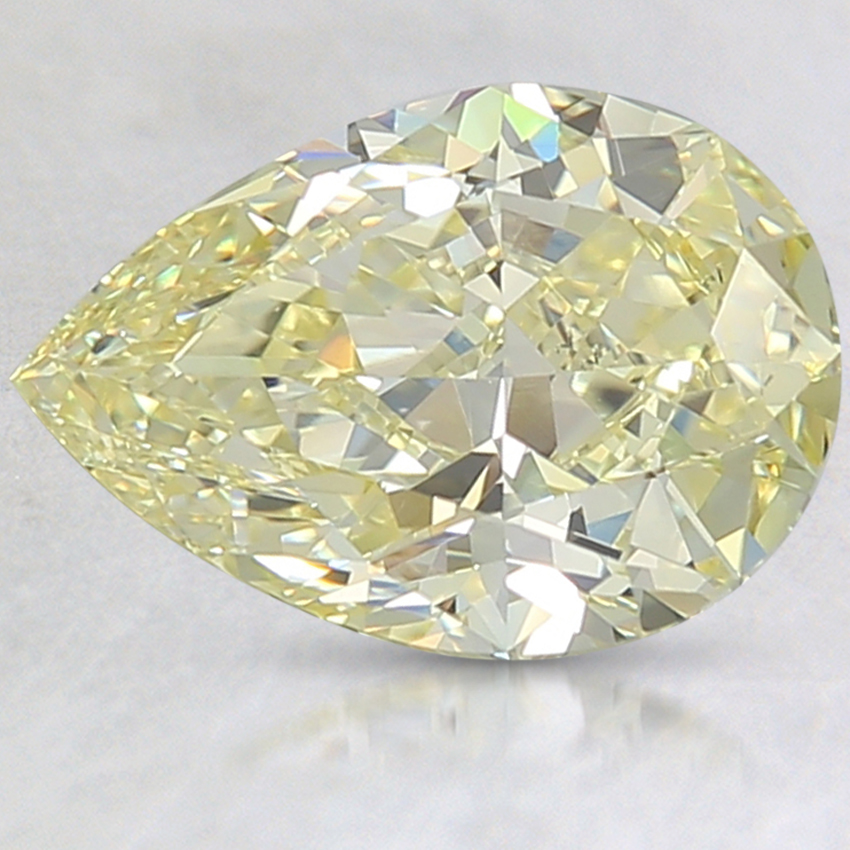 2.50 Ct. Fancy Intense Yellow Pear Lab Grown Diamond