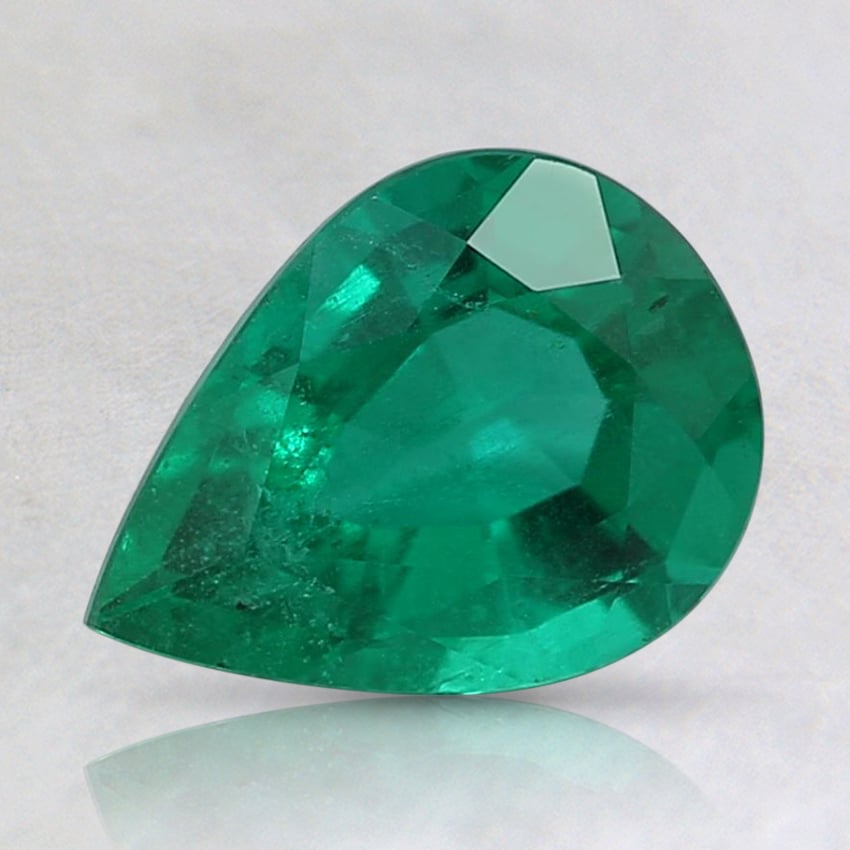 8.1x6mm Pear Emerald