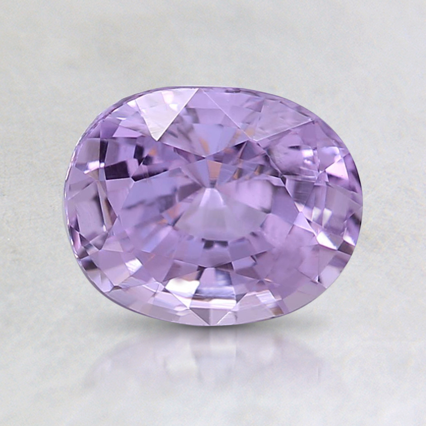 7.1x5.8mm Unheated Purple Oval Sapphire