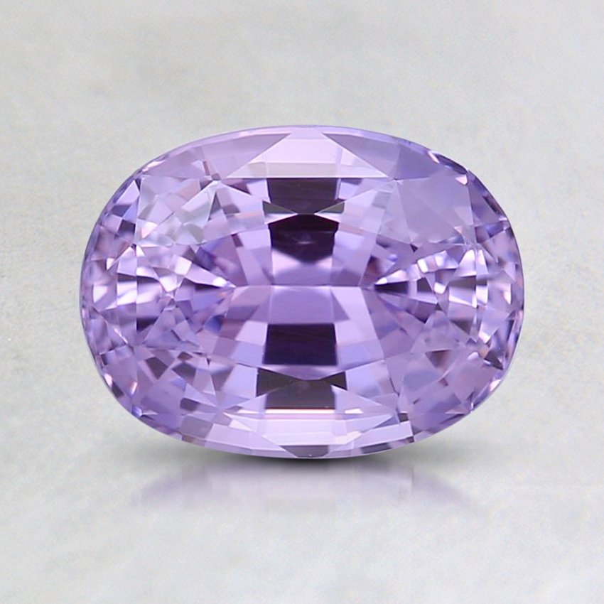 7.6x5.7mm Purple Oval Sapphire