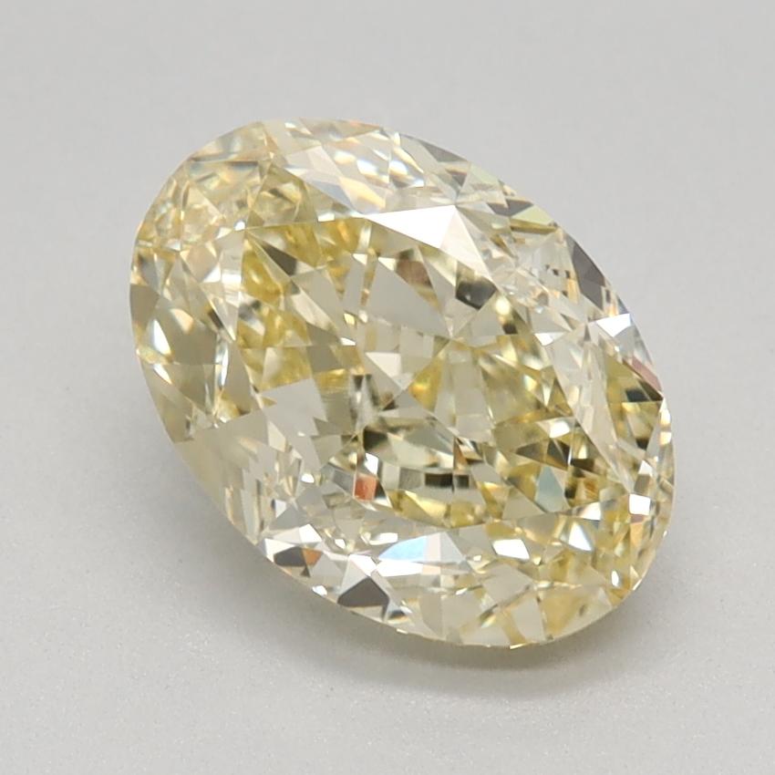1.57 Ct. Fancy Yellow Oval Lab Grown Diamond