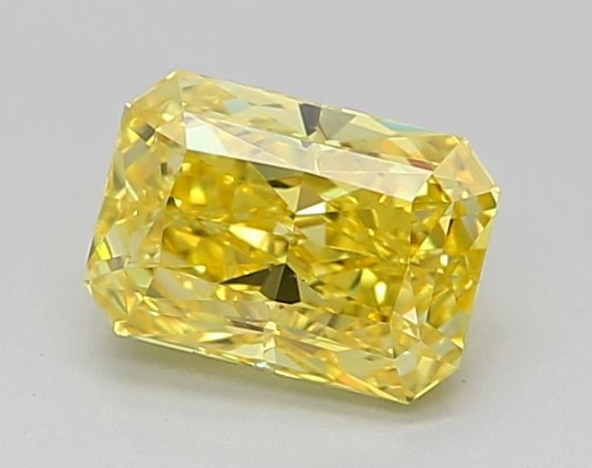 1.00 Ct. Fancy Vivid  Yellow Radiant Lab Grown Diamond