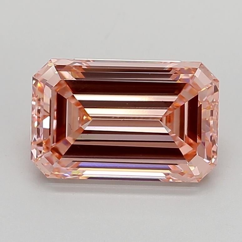 4.01 Ct. Fancy Intense  Pink Emerald Lab Grown Diamond