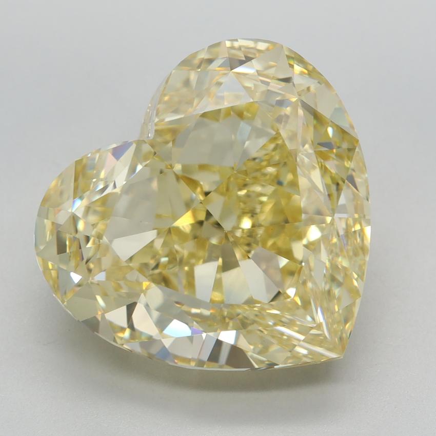 11.02 Ct. Fancy Yellow Heart Lab Grown Diamond