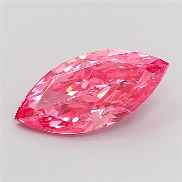 2.20 Ct. Fancy Vivid  Pink Marquise Lab Grown Diamond