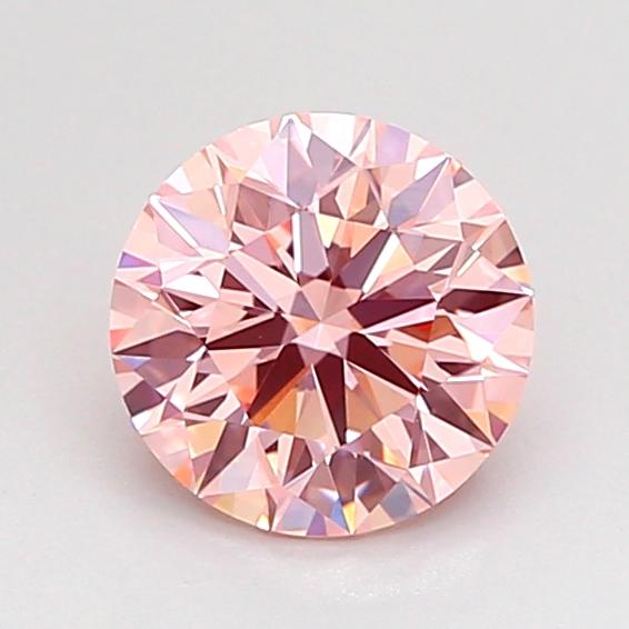 1.01 Ct. Fancy Intense Pink Round Lab Grown Diamond
