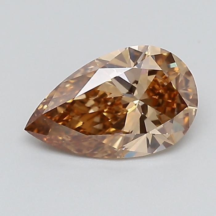 1.08 Ct. Fancy Light  Brown Pear Lab Grown Diamond