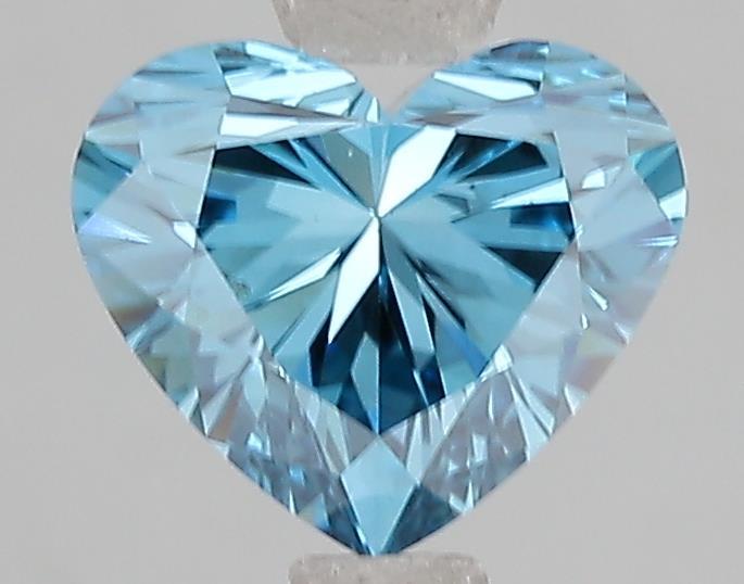 1.50 Ct. Fancy Vivid Blue Heart Lab Grown Diamond