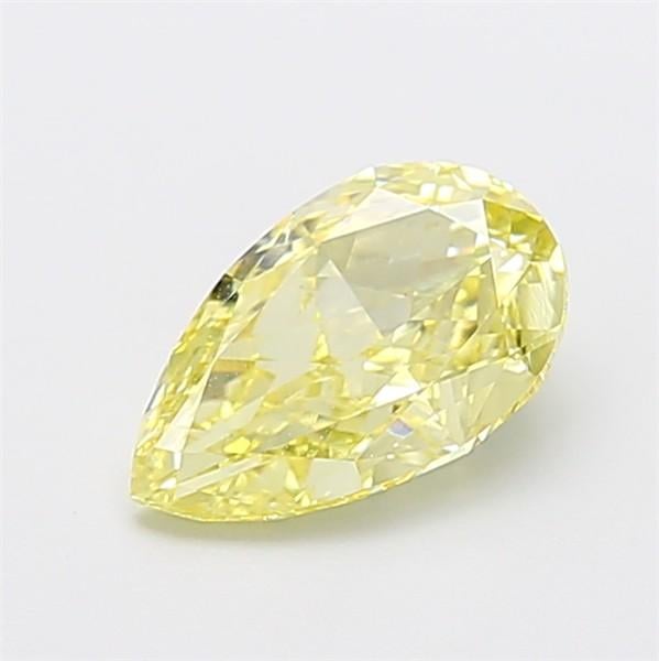 1.58 Ct. Fancy Yellow Pear Lab Grown Diamond