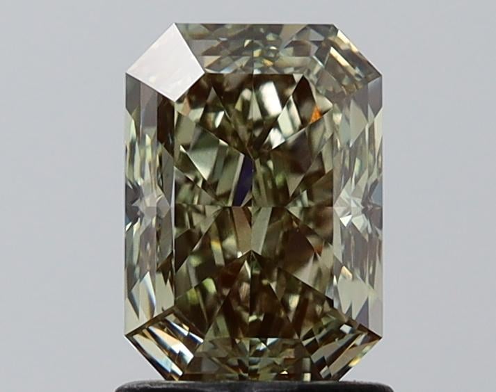 1.78 Ct. Fancy Green Radiant Lab Grown Diamond