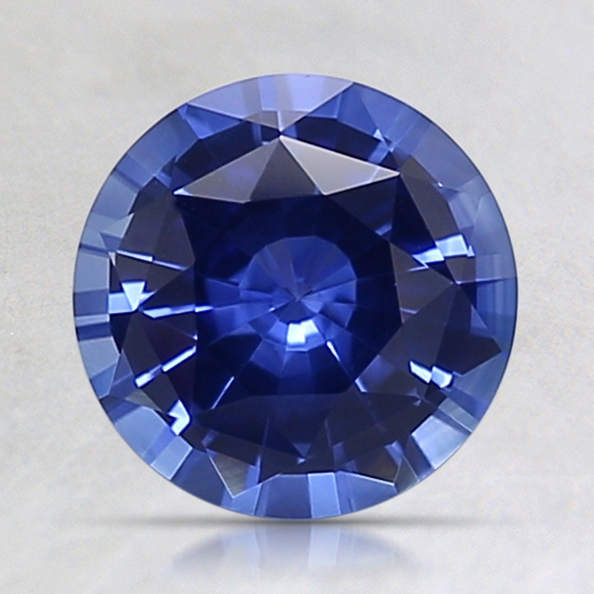 7.1mm Premium Blue Round Sapphire