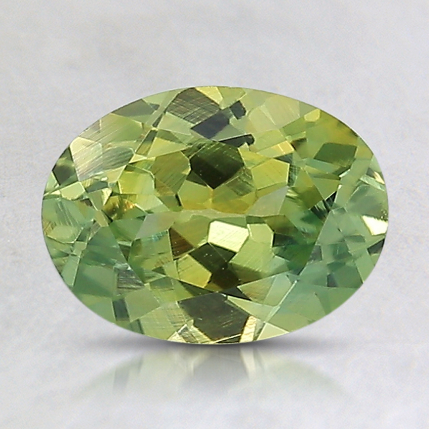 8.2x6.1mm Parti-Color Oval Montana Sapphire