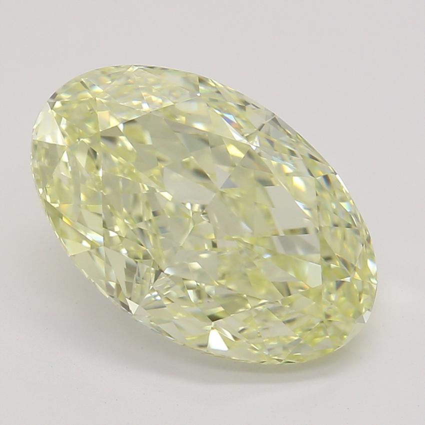 2.51 Ct. Fancy Light Yellow Oval Diamond