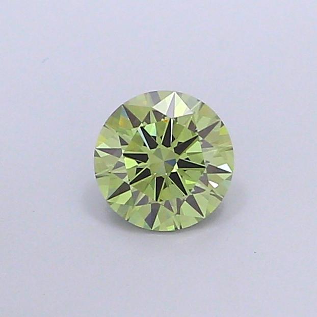 0.98 Ct. Fancy Vivid Green Round Lab Grown Diamond
