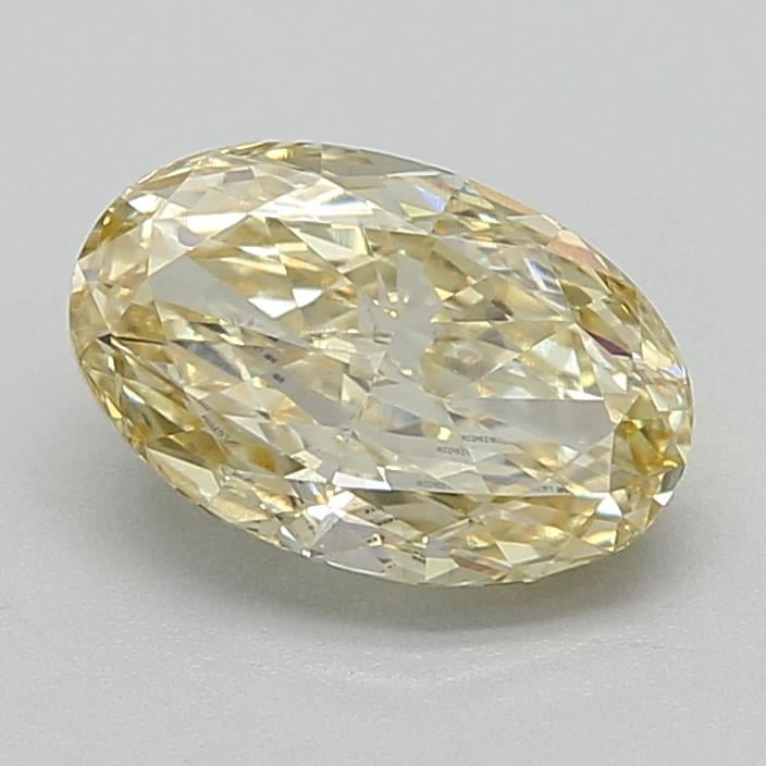 1.43 Ct. Fancy  Yellow Oval Lab Grown Diamond