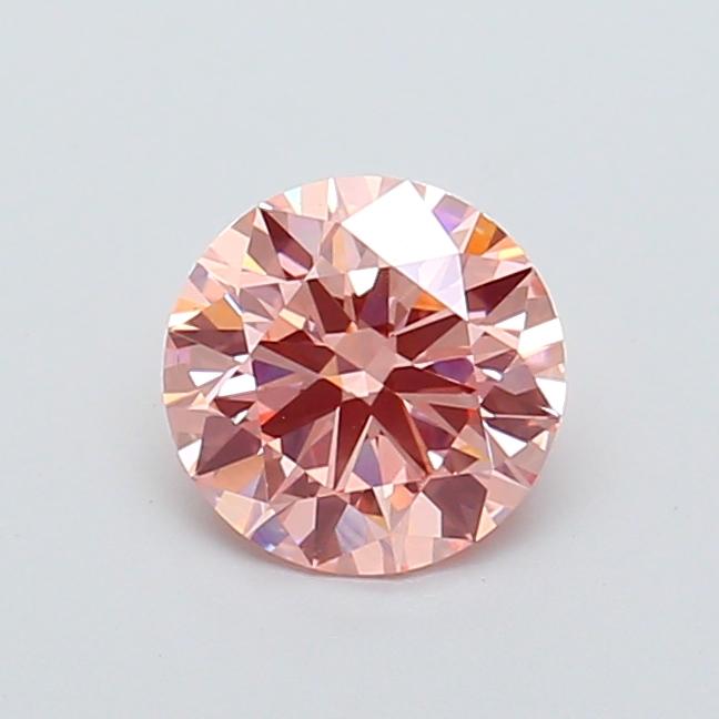 1.12 Ct. Fancy Intense Pink Round Lab Grown Diamond