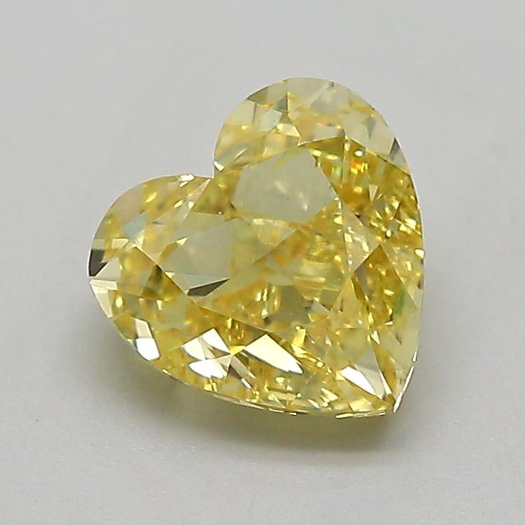 1.05 Ct. Fancy Intense  Yellow Heart Lab Grown Diamond