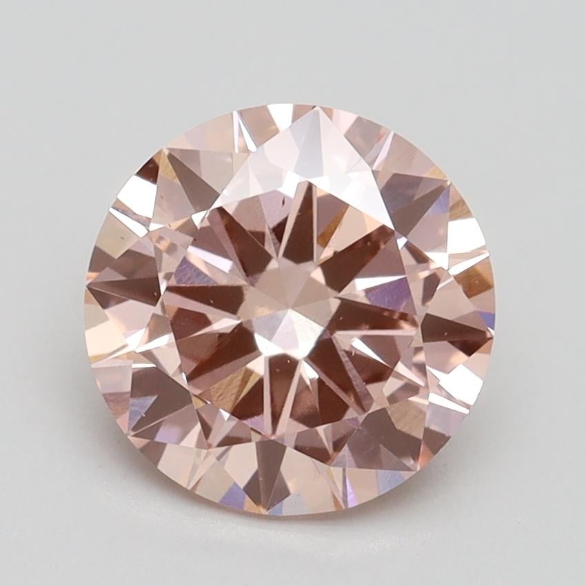 2.00 Ct. Fancy Intense Pink Round Lab Grown Diamond