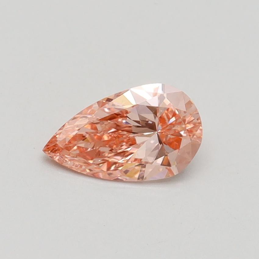 0.50 Ct. Fancy Intense Pink Pear Lab Grown Diamond