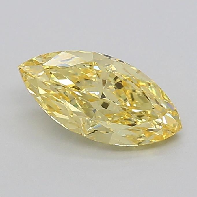 1.54 Ct. Fancy Intense  Yellow Marquise Lab Grown Diamond