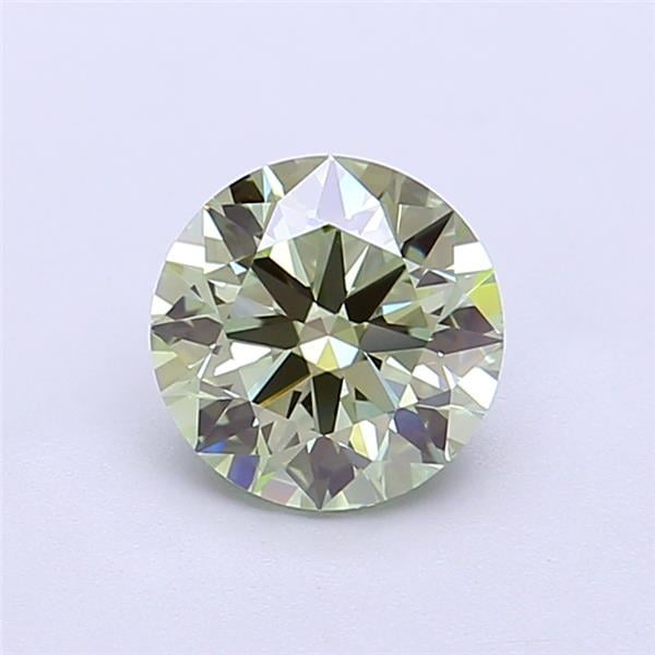 1.16 Ct. Fancy Intense  Green Round Lab Grown Diamond